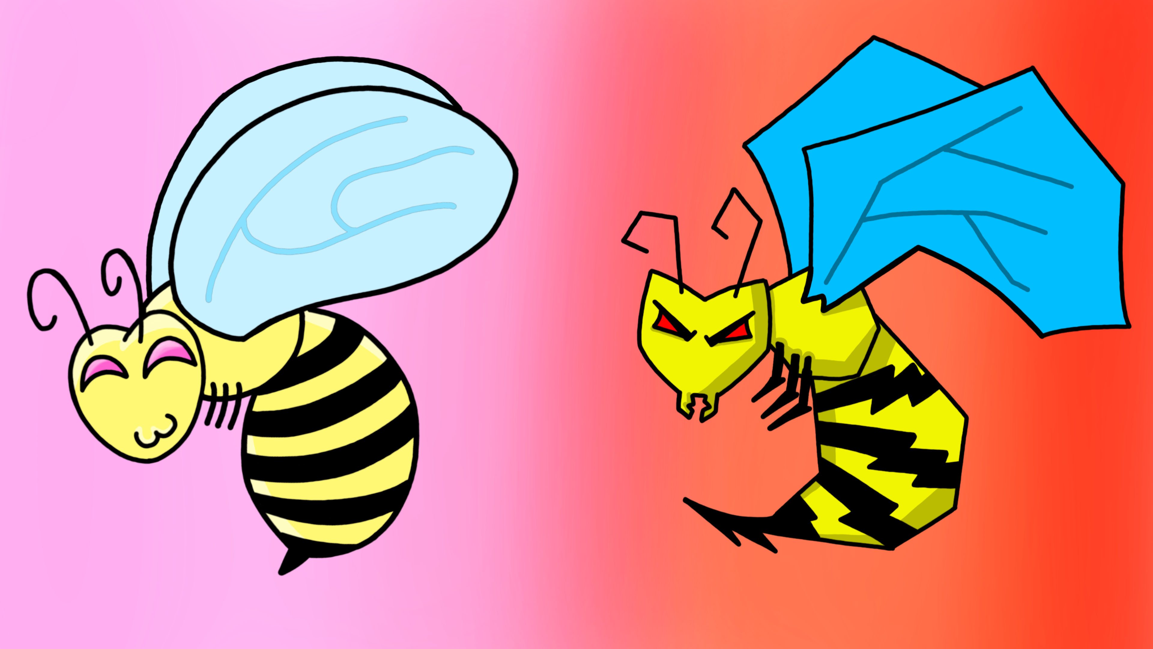 Concept art wasp enemy